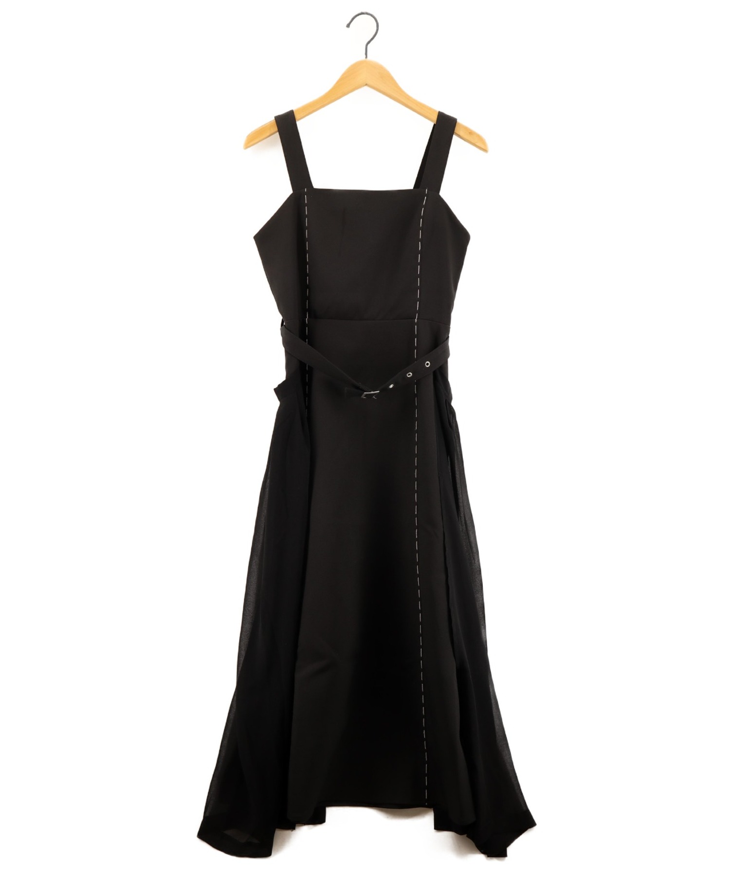 中古 古着通販 Ameri アメリ Big Pocket Stitch Dress ブラック サイズ S ブランド 古着通販 トレファク公式 Trefac Fashion