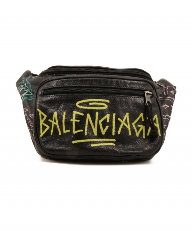 [中古]BALENCIAGA(バレンシアガ)のメンズ バッグ エクスプローラー グラフィティ ベルトバッグ