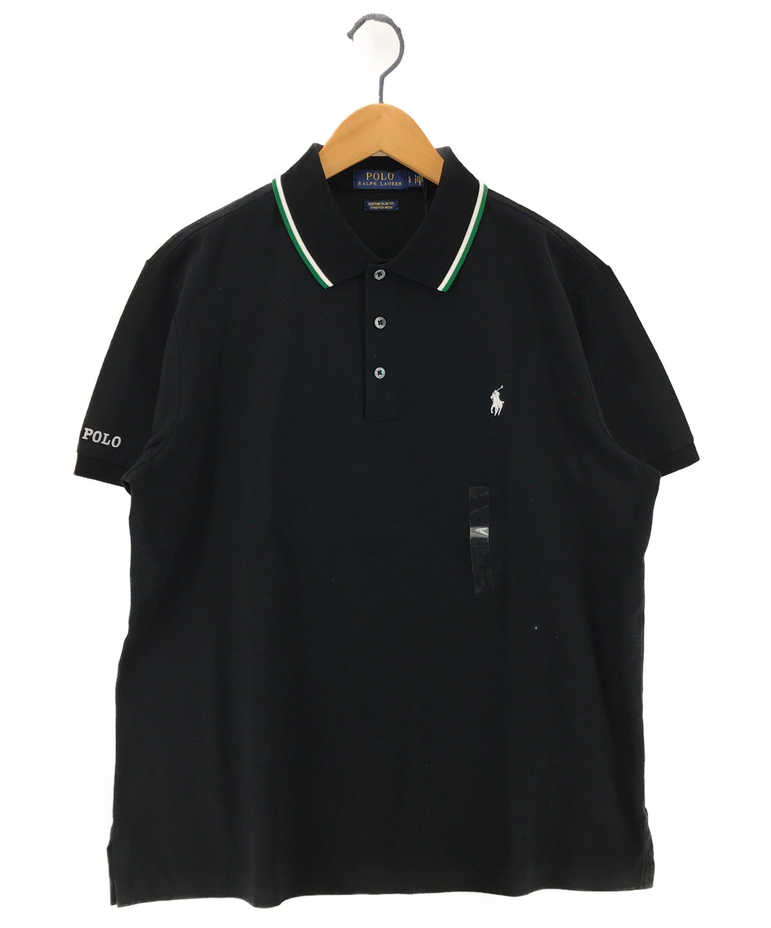 POLO RALPH LAUREN (ポロ・ラルフローレン) ポロシャツ ブラック サイズ:L 未使用品