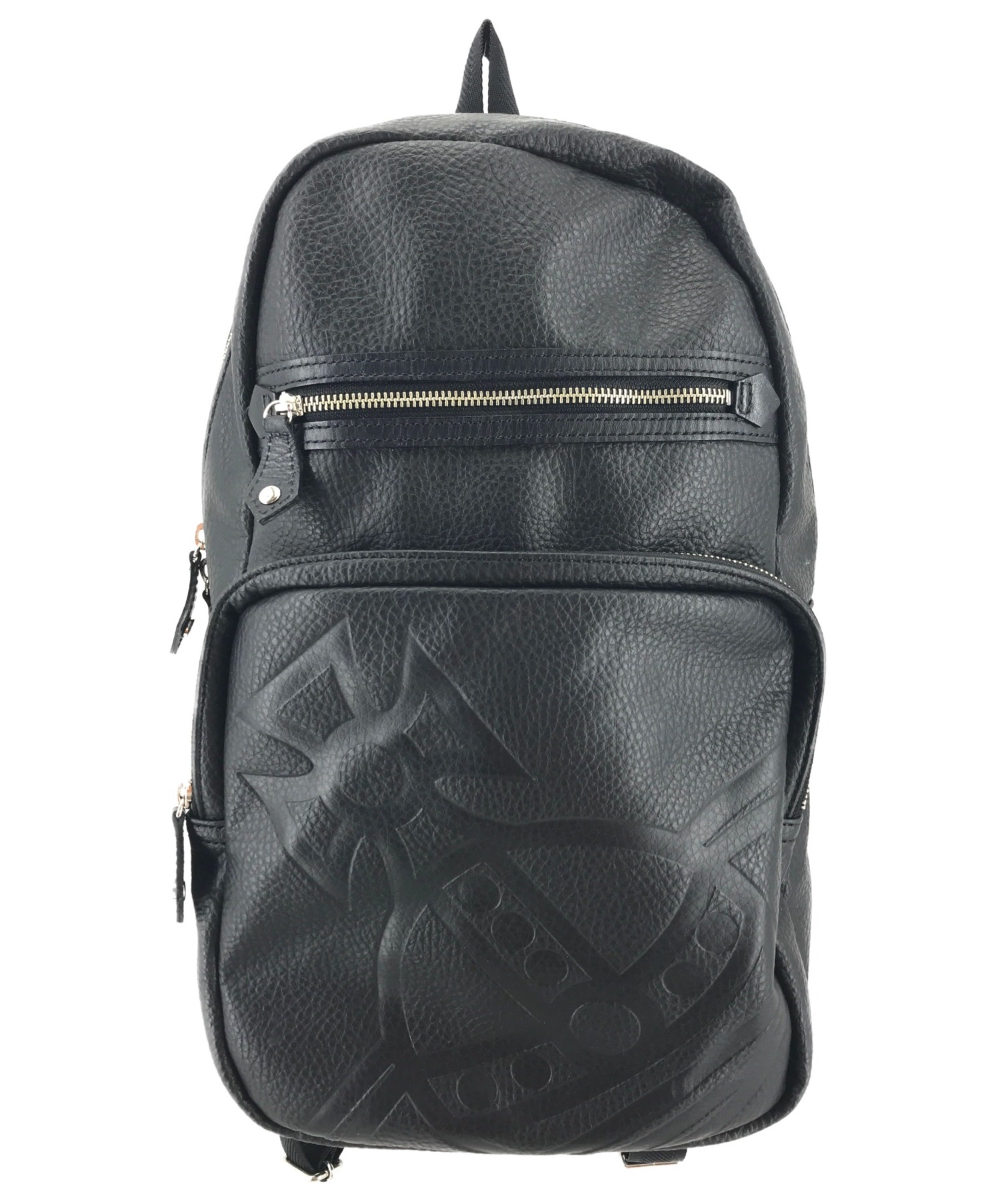 中古 古着通販 Vivienne Westwood ヴィヴィアンウエストウッド ハミルトンメンズリュック ブラック サイズ ー Vwb593 牛革 ブランド 古着通販 トレファク公式 Trefac Fashion