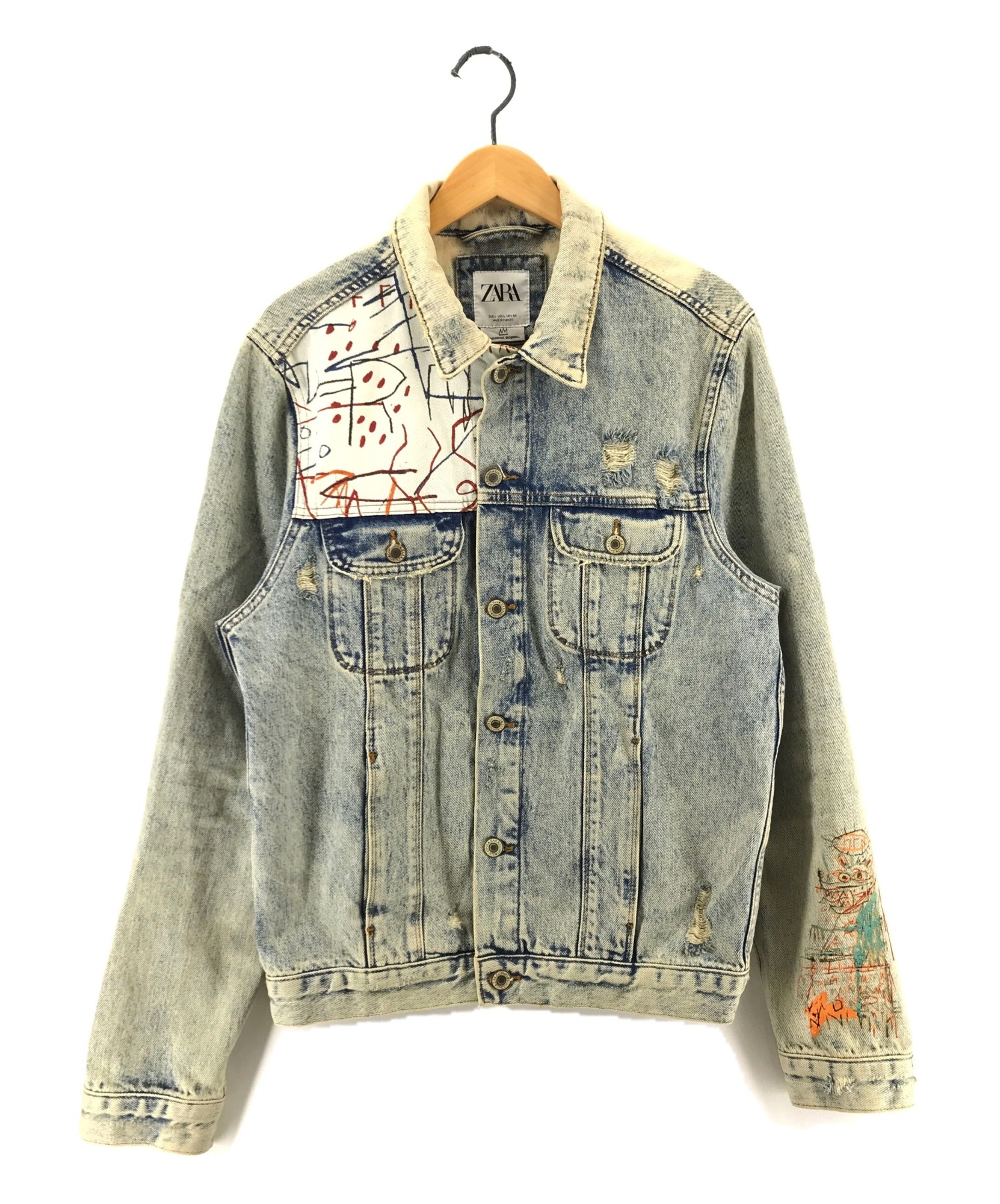 絶品】 ZARA× Jean-Michel コラボGジャン Basquiat - Gジャン/デニム 