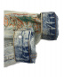 中古・古着 ZARA (ザラ) バスキアコラボデニムジャケット インディゴ サイズ:L ×Jean-Michel Basquiat：6800円
