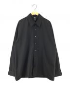 OY（オーワイ）の古着「ZIPPER POLA SHIRTS ジッパーポーラシャツ」｜ブラック