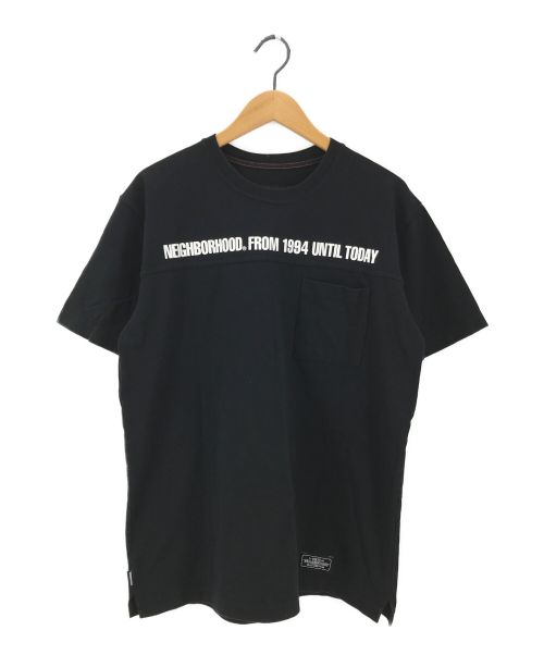 NEIGHBORHOOD（ネイバーフッド）NEIGHBORHOOD (ネイバーフッド) プリントTシャツ ブラック サイズ:Mの古着・服飾アイテム