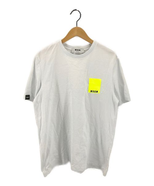 MSGM（エムエスジーエム）MSGM (エムエスジーエム) ロゴTシャツ スカイブルー サイズ:Sの古着・服飾アイテム