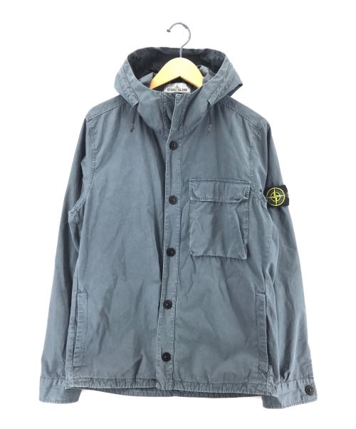 中古 古着通販 Stone Island ストーンアイランド オーバーシャツパーカー ネイビー サイズ M ブランド 古着通販 トレファク公式 Trefac Fashion