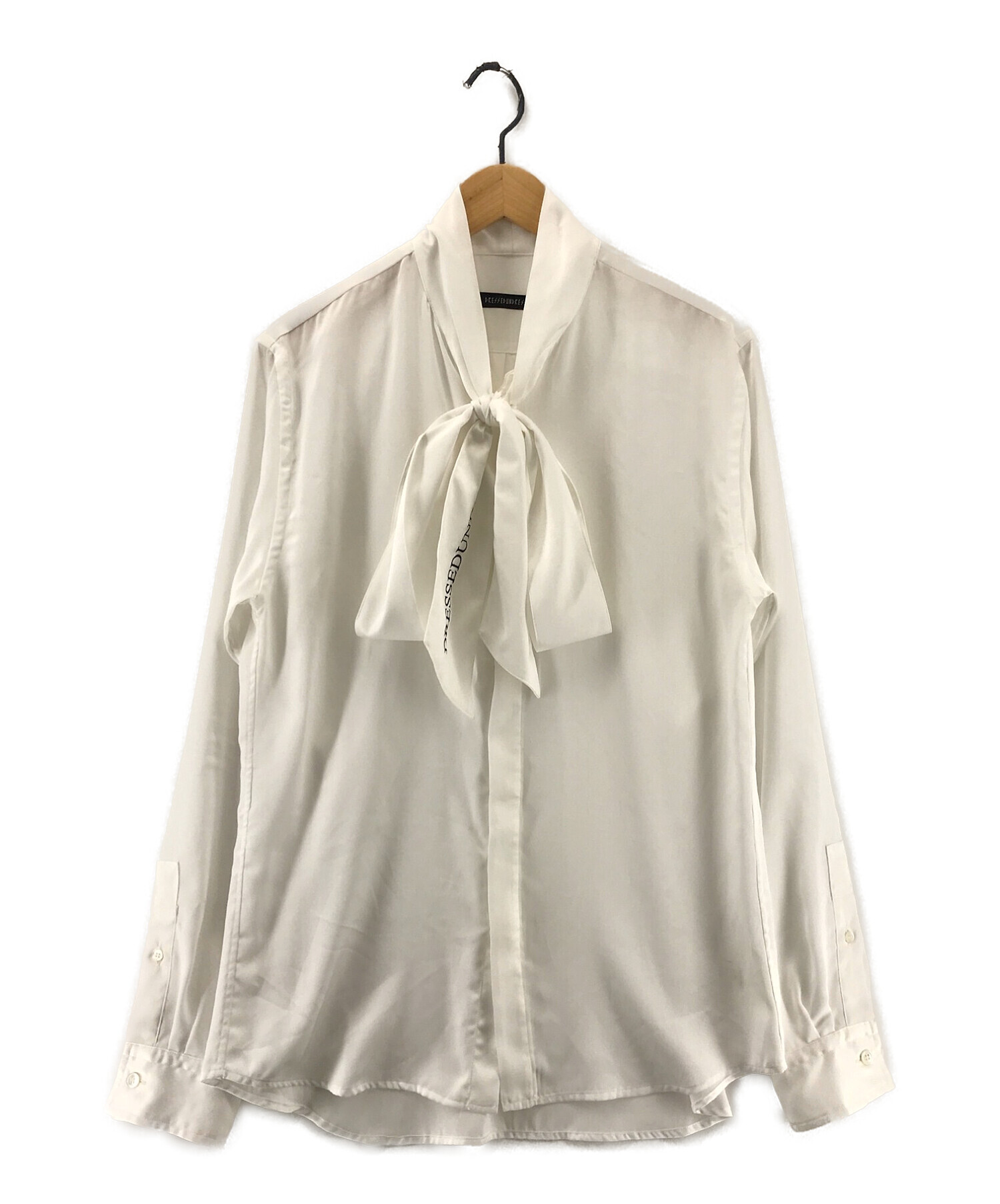 DRESSEDUNDRESSED (ドレスドアンドレスド) ボウタイシャツ ホワイト サイズ:3