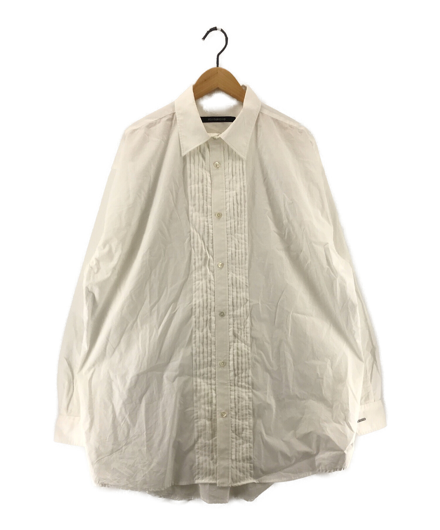 DRESSEDUNDRESSED (ドレスドアンドレスド) Oversized Tuxedo Shirt ホワイト サイズ:4