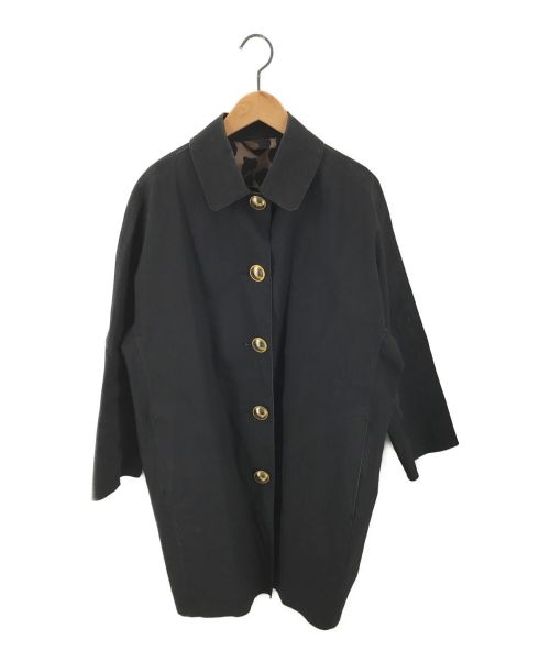 MACKINTOSH（マッキントッシュ）MACKINTOSH (マッキントッシュ) 金釦ゴム引きコート ブラック サイズ:34の古着・服飾アイテム