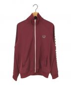 FRED PERRY（フレッドペリー）の古着「Taped Track Jacket」｜ブラウン