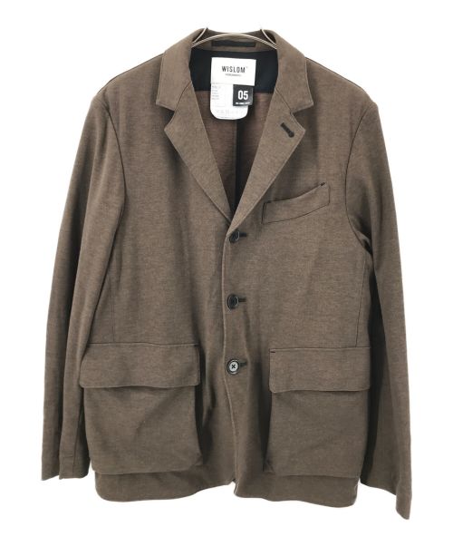 WISLOM（ウィズロム）WISLOM (ウィスロム) 3Bジャケット ブラウン サイズ:5の古着・服飾アイテム