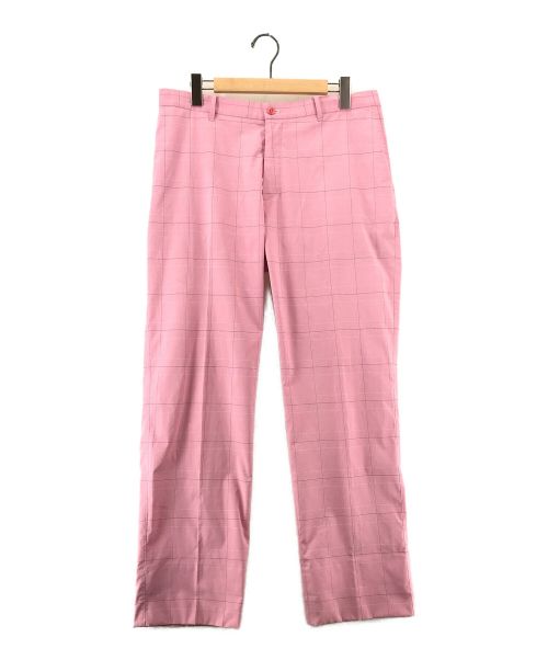 Titleist（タイトリスト）Titleist (タイトリスト) グレンチェック パンツ ピンク サイズ:91の古着・服飾アイテム