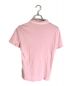 MONCLER (モンクレール) ワンポイントポロシャツ ピンク×ホワイト サイズ:S：6800円