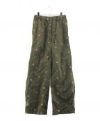 INTIMITEアンティミテ）の古着「Flower Embroidery Pants」｜オリーブ
