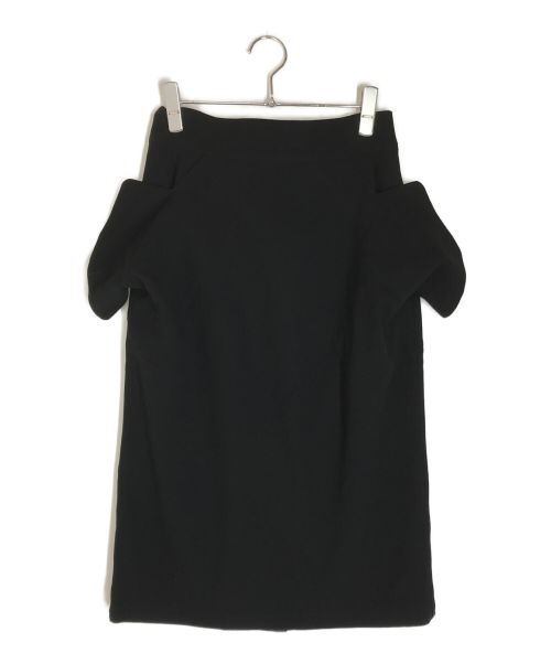 LIMI feu（リミフゥ）LIMI feu (リミフゥ) フリルフラップデザインスカート ブラック サイズ:Sの古着・服飾アイテム