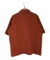 AURALEE (オーラリー) スタンドアップハーフジップポロシャツ ブラウン サイズ:3：6800円