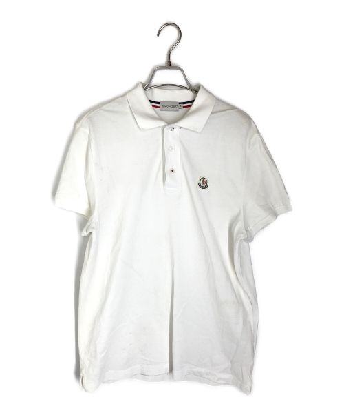MOCLER（モンクレール）MOCLER (モンクレール) ポロシャツ ホワイト サイズ:Mの古着・服飾アイテム