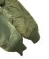 中古・古着 ALPHA (アルファ) リバーシブルMA-1ジャケット グリーン×オレンジ サイズ:M：2980円