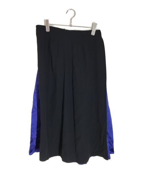MARNI（マルニ）MARNI (マルニ) ツートーンプリーツスカート ブラック×ブルー サイズ:40の古着・服飾アイテム