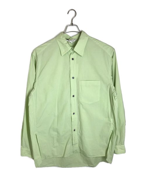 ANCELLM（アンセルム）ANCELLM (アンセルム) オーバーサイズシャツ ライトグリーン サイズ:2の古着・服飾アイテム