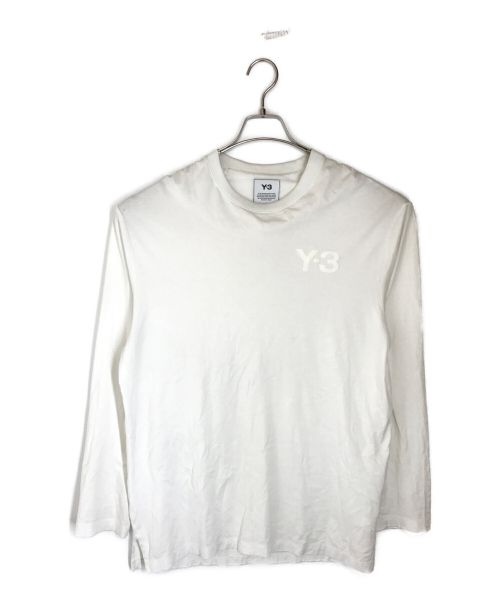 Y-3（ワイスリー）Y-3 (ワイスリー) クラシックチェストロゴロングスリーブｔシャツ ホワイト サイズ:Mの古着・服飾アイテム