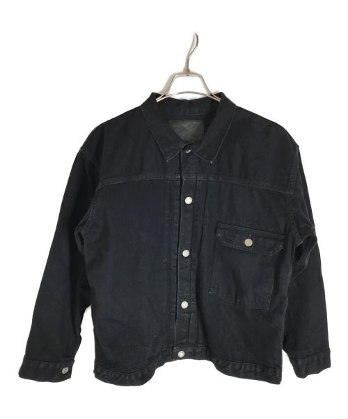 leno（リノ）leno (リノ) ビッグデニムジャケット ブラック サイズ:1の古着・服飾アイテム