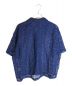 Lui's (ルイス) フラワーレースシャツ ブルー サイズ:M：6000円