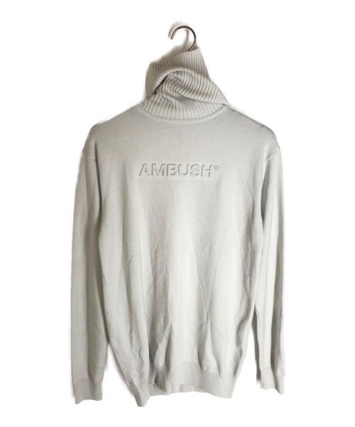 AMBUSH（アンブッシュ）AMBUSH (アンブッシュ) タートルネックニット ホワイト サイズ:Lの古着・服飾アイテム
