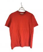 JOHN LAWRENCE SULLIVANジョンローレンスサリバン）の古着「Jacquard Logo T-Shirt」｜オレンジ