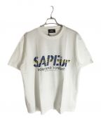 SAPEurサプール）の古着「プリントTシャツ」｜ホワイト