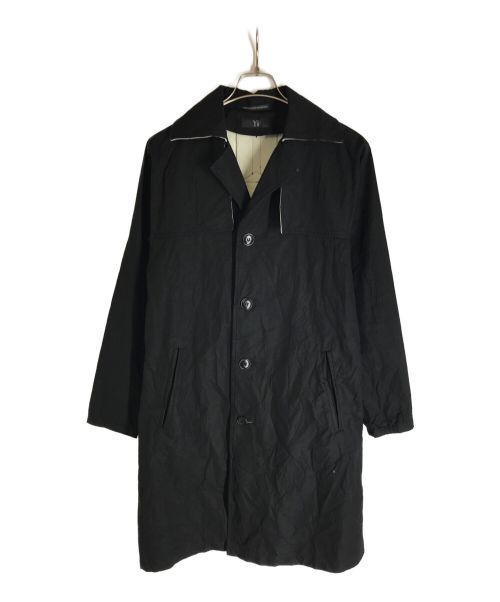 Y's（ワイズ）Y's (ワイズ) オールドコットンチェスターコート ブラック サイズ:1の古着・服飾アイテム