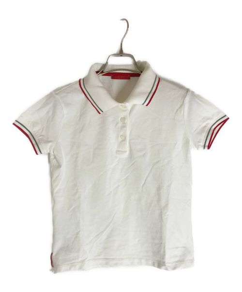 PRADA SPORTS（プラダスポーツ）PRADA SPORTS (プラダスポーツ) オールドミニポロシャツ ホワイト サイズ:Sの古着・服飾アイテム