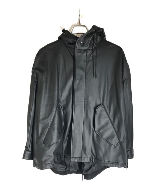 THE RERACS（ザ リラクス）THE RERACS (ザ リラクス) SHORT MODS COAT ブラック サイズ:Sの古着・服飾アイテム