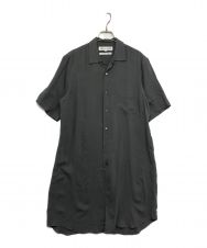 COMME des GARCONS SHIRT (コムデギャルソンシャツ) オープンカラーロングシャツ グレー サイズ:S