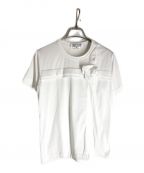 COMME des GARCONS COMME des GARCONSコムデギャルソン コムデギャルソン）の古着「フリルデザインtシャツ」｜ホワイト