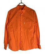 S Hエスエイチ）の古着「ボタンダウンシャツ」｜オレンジ
