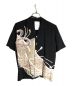 samurai aloha（サムライアロハ）の古着「シルク刺繍デザインシャツ」｜ブラック