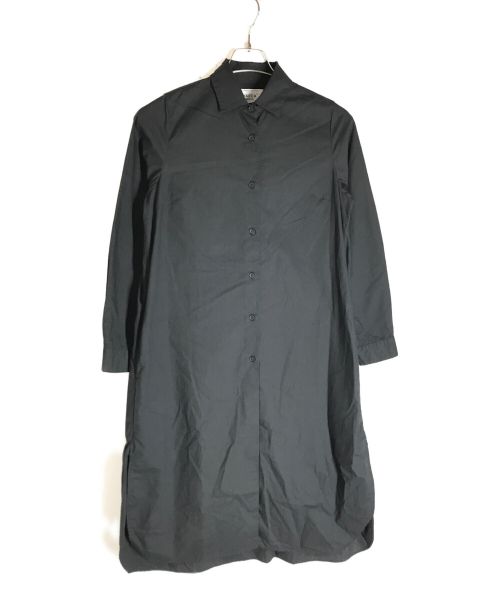 YAECA（ヤエカ）YAECA (ヤエカ) WORKSHIRT DRESS ブラック サイズ:Mの古着・服飾アイテム