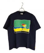 Arnold Palmer by ALWAYTHアーノルドパーマーバイオルウェイズ）の古着「プリントTシャツ」｜ネイビー