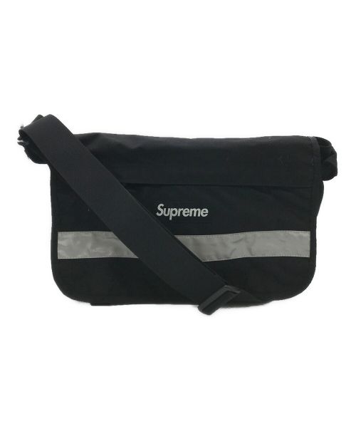 SUPREME（シュプリーム）SUPREME (シュプリーム) テックミニメッセンジャーバッグ ブラック×シルバーの古着・服飾アイテム