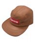 SUPREME（シュプリーム）の古着「LEATHER CAMP CAP」｜ブラウン