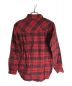 Vivienne Westwood man (ヴィヴィアン ウェストウッド マン) ジップアップチェックシャツ レッド サイズ:46：8000円
