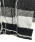 中古・古着 rurumu (ルルムウ) damage mohair knit ホワイト×ブラック サイズ:FREE：25000円