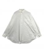 Graphpaperグラフペーパー）の古着「Oxford Oversized B.D Pullover Shirt　GM233-50025B」｜ホワイト