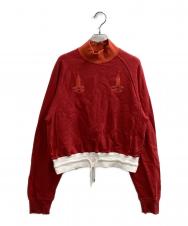COGNOMEN (コグノーメン) FOOTBALL SWEAT SHIRT RED / フットボール スウェット レッド / 25AW / WA-SW-U01 / Made in JAPAN / 日本製 レッド サイズ:S
