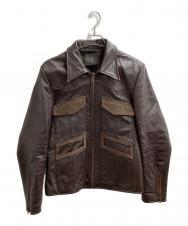 Bonds & Peace (ボンズアンドピース) Horsehide leather jacket brown / ホースレザー ジャケット ブラウン / BP-13AW-JK001 / ブラウン サイズ:2