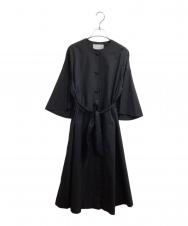 Loulou Willoughby (ルルウィルビー) フリルスリーブタフタコート / 212310-17-040 ブラック サイズ:1