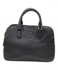 TORY BURCH (トリーバーチ) レザーハンドバッグ ブラック