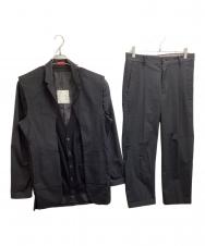 UNDERCOVER (アンダーカバー) Small Parts セットアップ / スモールパーツ / Exchange期 ブラック サイズ:L