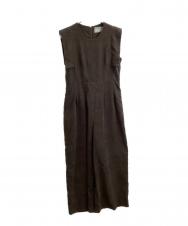 CLANE (クラネ) MINAMI TANAKA (ミナミ タナカ) QUARE SLEEVE ALL IN ONE ブラウン サイズ:1(実寸サイズと備考欄をご確認してください)